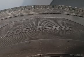 ZIMNÉ pneumatiky 205 / 55 R16, disky 4 ks.............. - 4