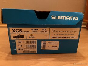 Cyklistické tretry Shimano XC5 veľkosť EÚ 36 ako nové - 4