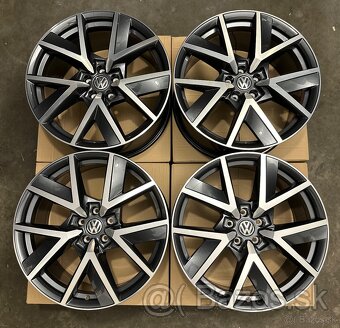 Nepoužité hliníkové disky 5x112 R20 VW Braga - Touareg RLine - 4