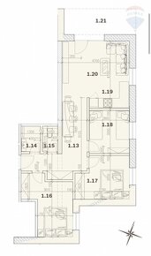 4 izbový apartmán A1.3 : 79 m2 priamo pri lyžiarskom svahu - 4