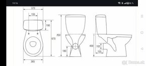 Wc kombi Cersanit  kompletný set nové - 4