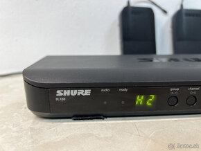 SHURE BLX88 S8 bezdrôtový mikrofón SM58+bodypacky - 4