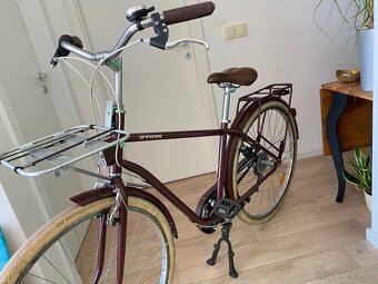 Mestský bicykel elops 520 s vysokým rámom city bike - 4