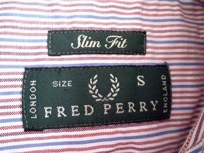 Fred Perry pánska slim  košeľa M - 4