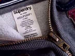 Superdry pánska hrubšia mikina  L - 4