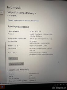 Gaming Dell XPS 15 9560 4K dotykový displej, hliníkové telo - 4