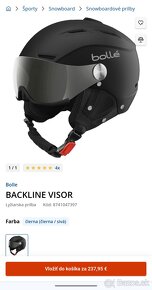 zanovna lyziarska prilba BOLLE Backline visor vel. L 59-61 - 4