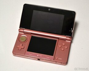 Nintendo 3DS, Coral Pink + 3 hry - 4