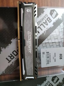 2x Crucial 8GB DDR4 3200MHz CL16 Ballistix Sport LT Grey - 4