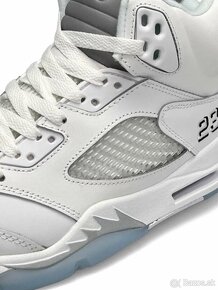 Nike Air Jordan 5 Retro White Silver Reflective - 4