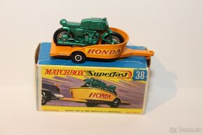 Matchbox SF Honda motorcyle with trailer - 4