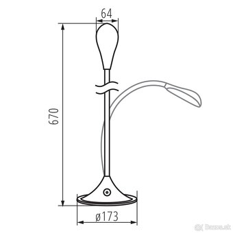 Stolná lampa Kanlux 22342 - 4