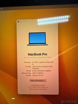 Macbook Pro 13,3 2017 256GB - 4