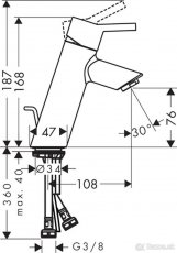 Umývadlová batéria Talis S2 Hansgrohe 32040000 - 4