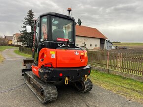 Bagr Kubota KX042-4 hyd.svahovka+2 podkopy,2400mth, 4,2t - 4