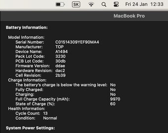 MacBook Pro 15", mid 2014, Retina, 2.5GHz, DG, nová batéria - 4