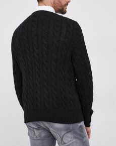 Ralph Lauren sveter Cable-Knit Cotton Jumper - BLACK - 4