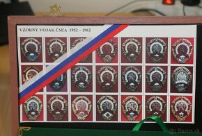 Nová kazeta na odznaky Vzorný vojak 1952 - 1960 - 4
