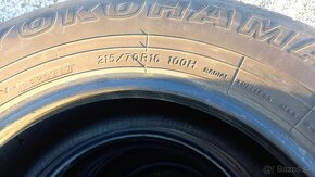 215/70R16. 10H. Yokohama letné - 4