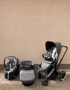 Cybex Priam 2018-vajíčko+vanička+športová časť+isofix+príslu - 4