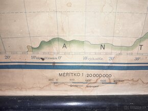 Mapa SVETA politicka a dopravna mierka: 1.20 000 000. - 4