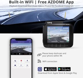 AZDOME GS63H WiFi Palubná kamera 4K UHD - 4