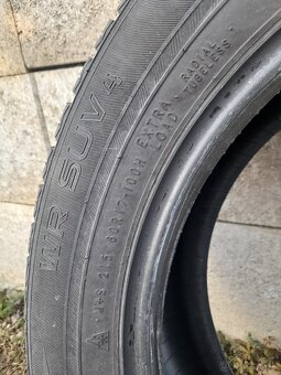 Predám zimné gumi 215/60 R17 - 4