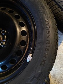 Predám pneumatiky Barum 215/55R16 zimné TPMS snímače. Ford. - 4