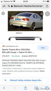 predám difúzor Bastuck pre 4 koncovky výfukov - BMW E92/93 - 4