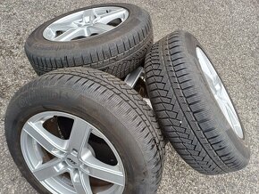 5x112 R17 ALU DISKY 215/65 R17 ZIMNÉ PNEU VW,ŠKODA, - 4