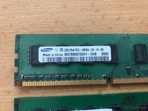 2x 2GB RAM DIM DDR3 Samsung - 4