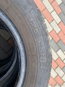 4ks Letné pnumatiky Goodyear 175/65R14 6mm - 4