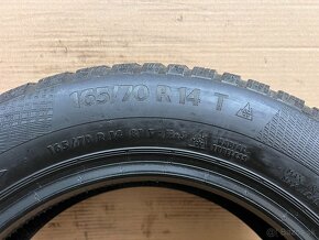 Zimné pneumatiky 165/70 R14 Continental dva kusy - 4