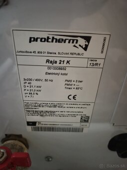 Elektrický kotol Protherm Raya 21kW so zásobníkom 120 litrov - 4