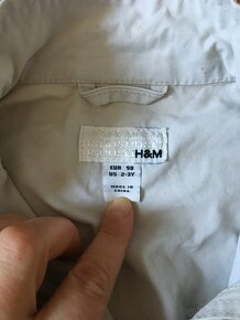 detska kremova denin H&M bunda 98/104 - 4