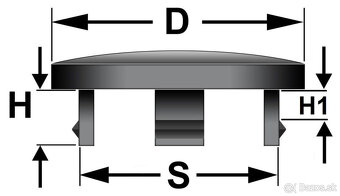 stredové krytky kolies Hyundai 60mm-56mm - 4