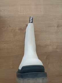 Nové dámske čižmy Karl Lagerfeld Biker II Long Gore Boots - 4