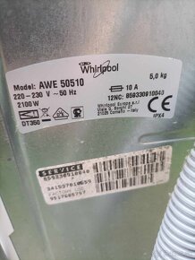 Predám práčku Whirlpool AWE 50510 - 4