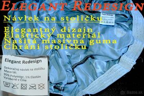 Dizajnové návleky na stoličky (5.) 3.90€ - 4