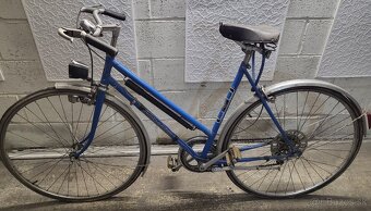 Dámsky retro bicykel FAVORIT v pôvodnom stave a plnej výbave - 4