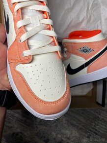 Jordan 1 Mid Orange Suede 38 - 4