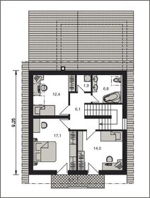 Predám nezrealizovany projekt rodinného domu - 4