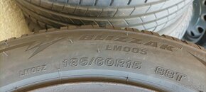 Sada diskov 5X100 6JX15 zimne pneu. 185/60R15 SKODA - 4