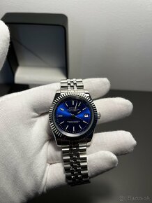 Seiko mod Datejust Blue - 4