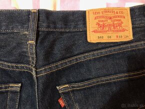 levi's jeans 582 panske w33 l34 dobry stav - 4