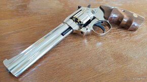 Flobert revolver ALFA 661 cal. 6mm - chrom, dřevo - NOVÝ - 4