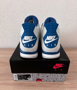 Air Jordan 4 Millitery Blue - 4