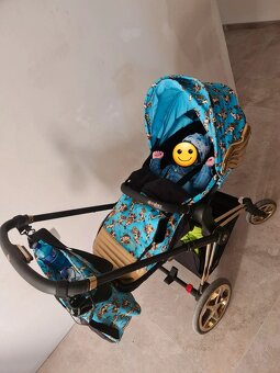 Cybex Jeremy Scott Cherubs Blue 2v1 - TOP stav - 4