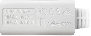 ►MIKROTIK - Gigabit pasivny PoE injector - 4