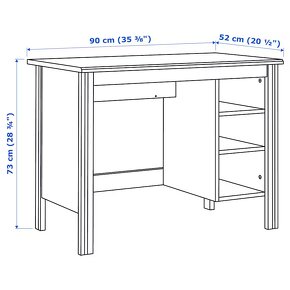 Písací stôl ikea brusali - 4